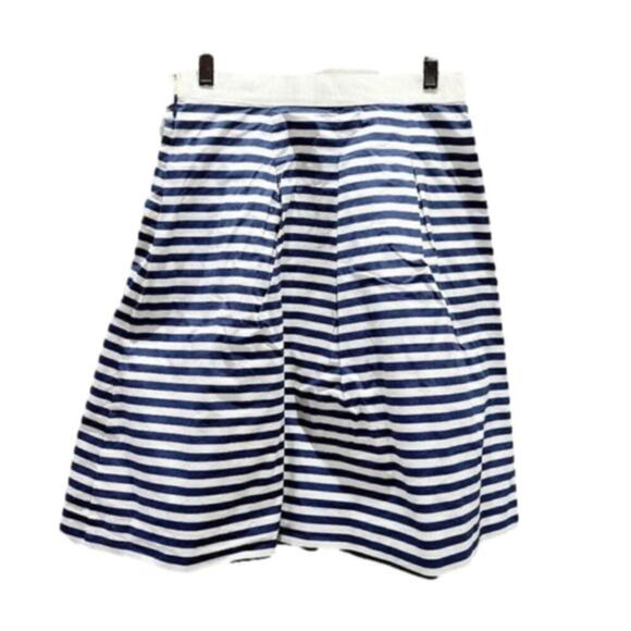 LOFT black and white stripped midi skirt - Picture 1 of 14